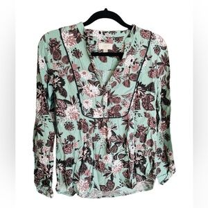 Loft Floral Blouse - Size XS